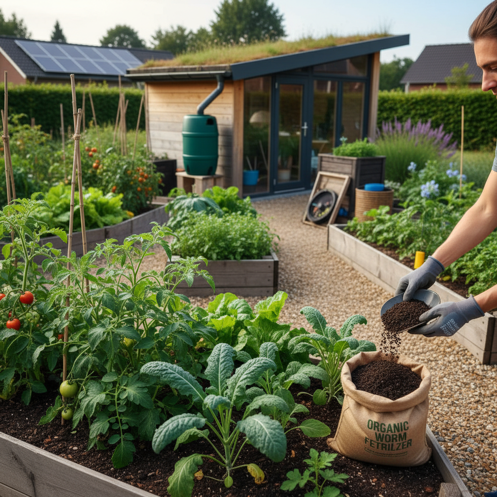 Trąšos iš sliekų ir tvarumas sodininkystėje