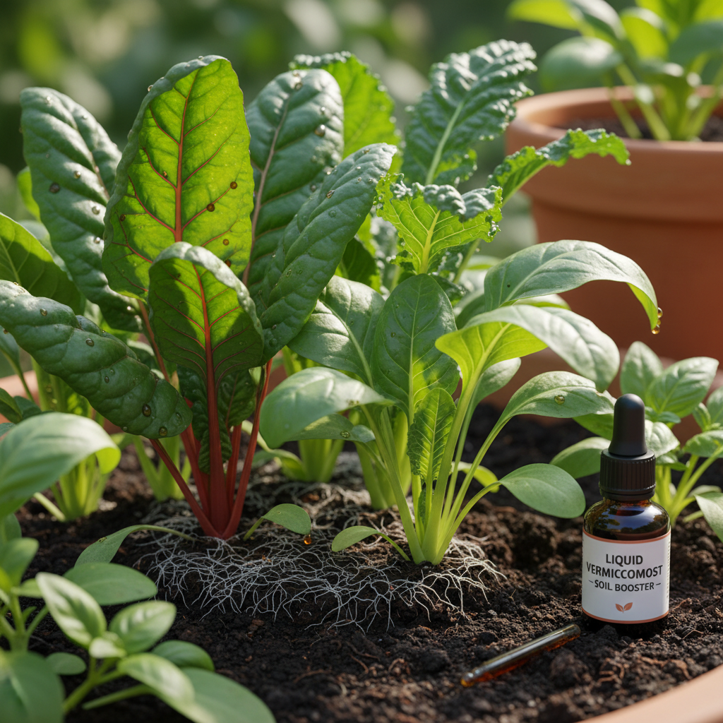 Skysto vermikomposto biologinės naudos augalams