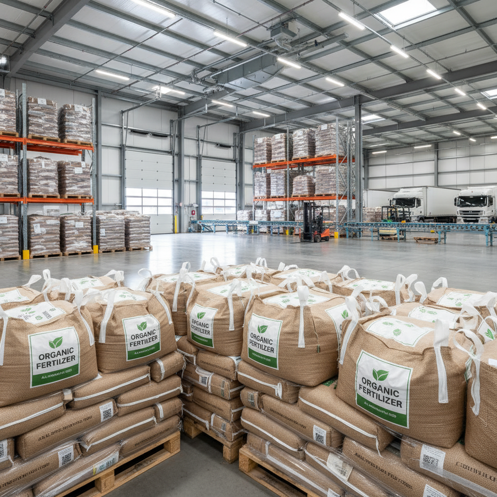 Organinių trąšų laikymas ir transportavimas ūkininkavimo sandėlyje